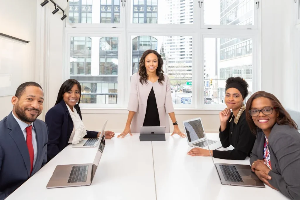 Group Of People on a Meeting