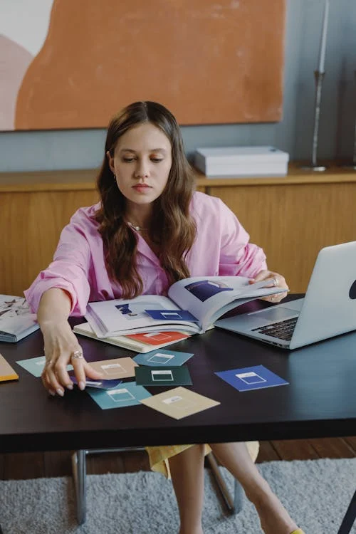 Lady in the office